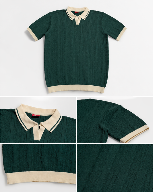 Noir heritage Bottle Green beiğe