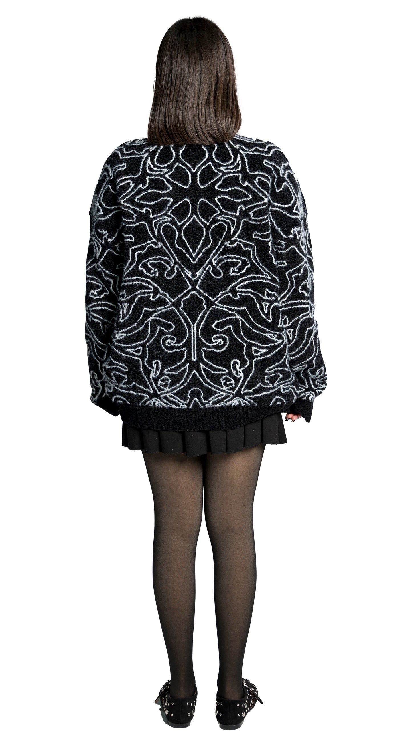 Dark wave knit