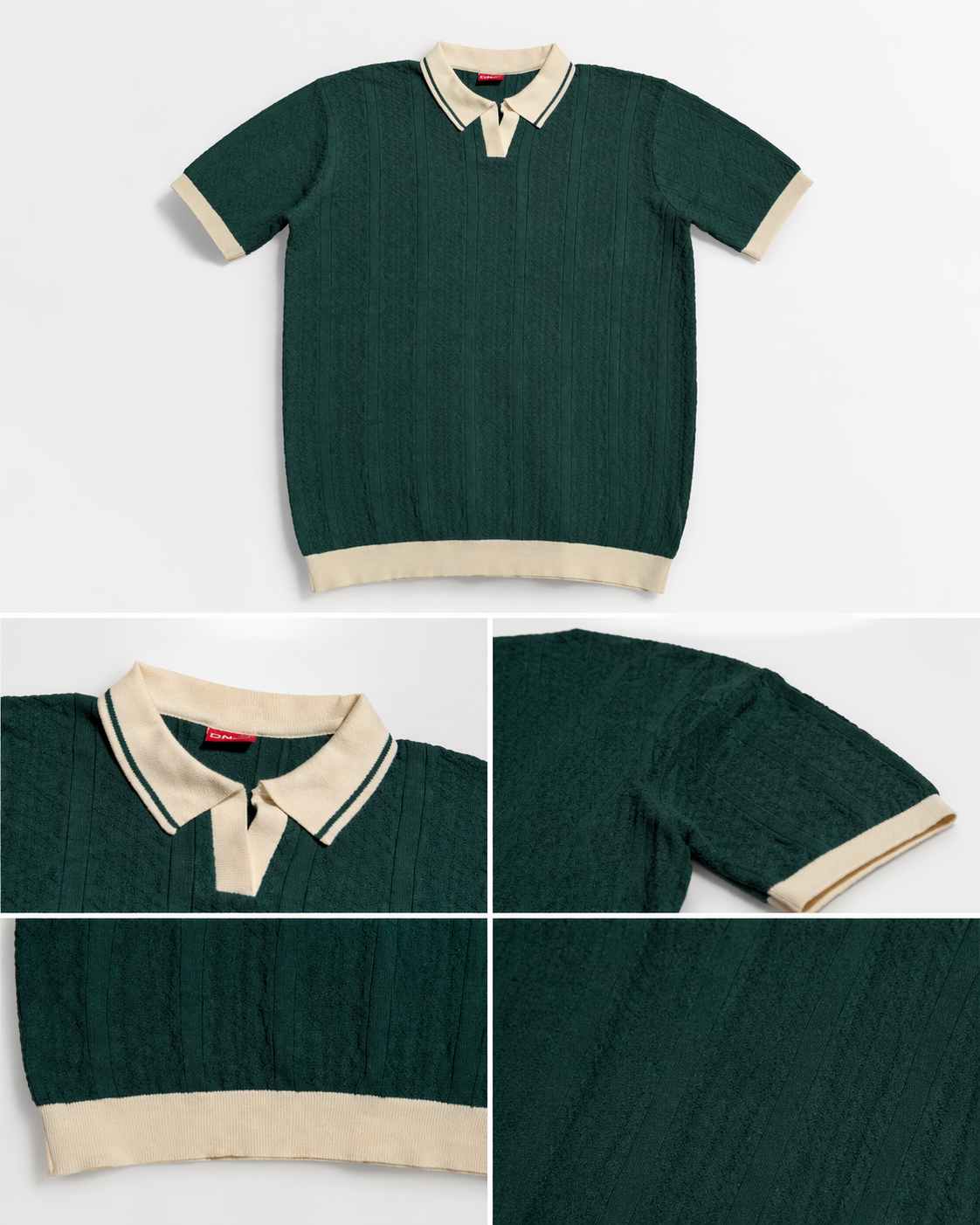 Noir heritage Bottle Green beiğe