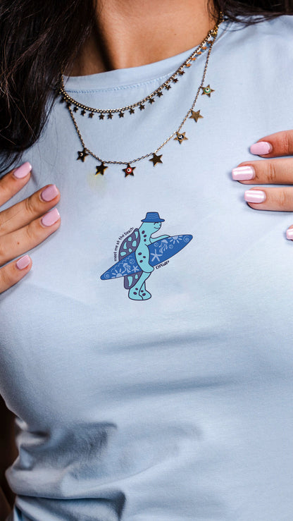Turtle baby tee