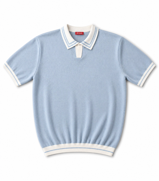 Verdant club polo Baby blue
