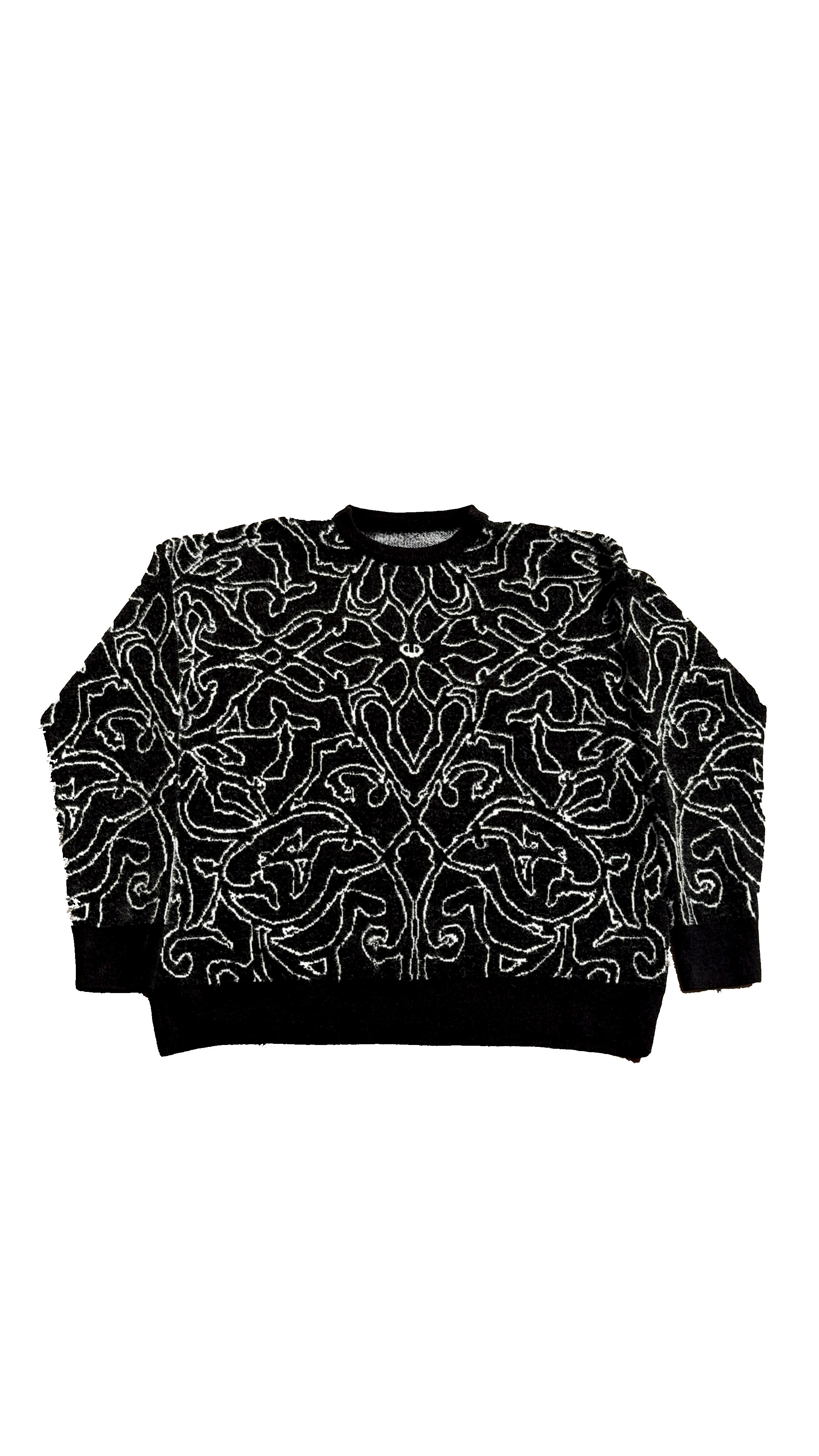 Dark wave knit