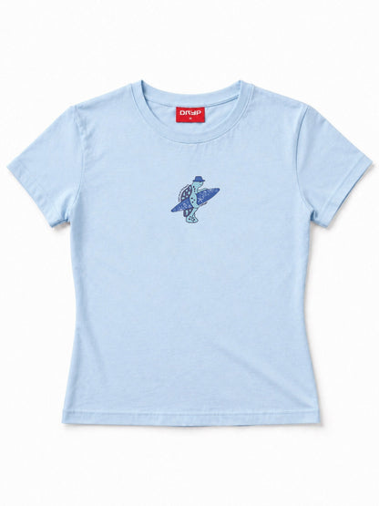 Turtle baby tee