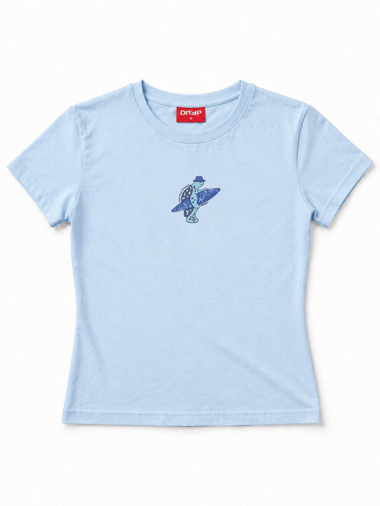Turtle baby tee