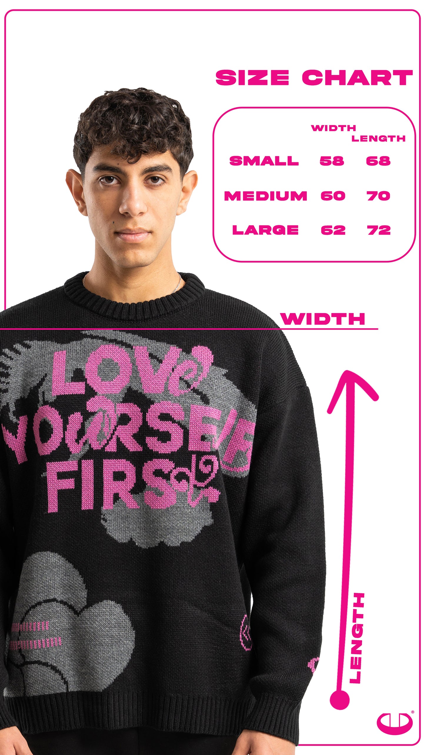 Love yourself first crewneck